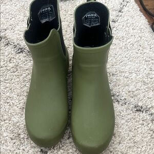 Roma Women's Olive Green Rain Boots